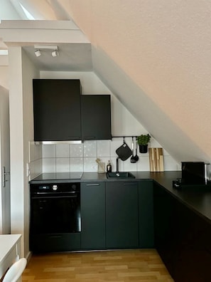 Kühlschrank, Ofen, Herdplatte, Geschirrspüler