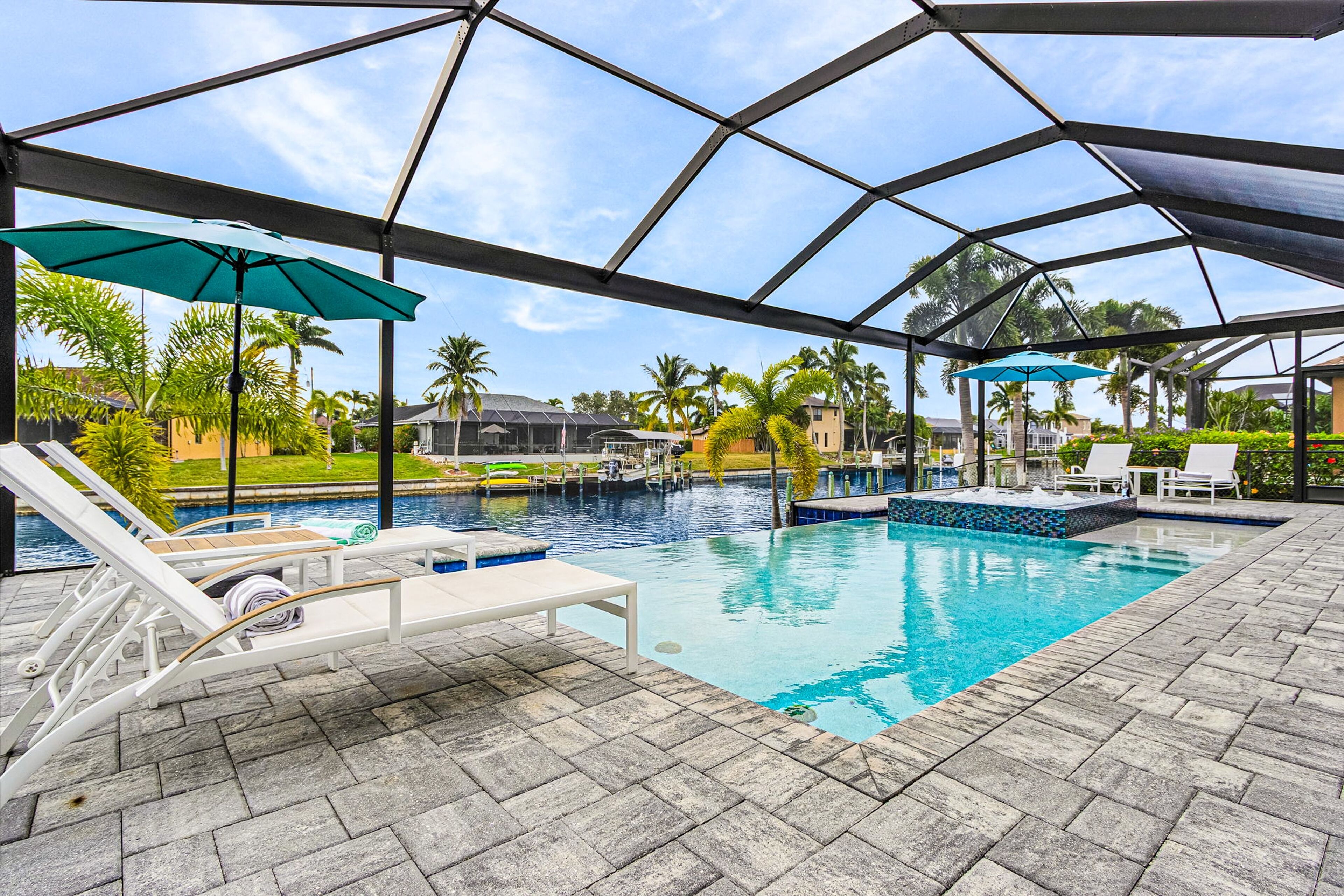 Et oppvarmet basseng