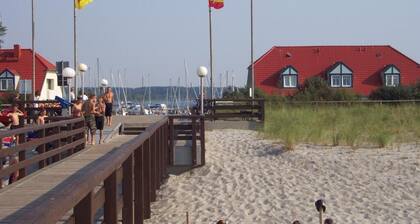Fewo 07 "Eismöwe" mit Blick auf Salzhaff und Ostsee