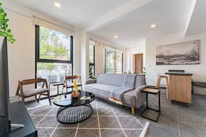 Leilighet – deluxe | Oppholdsområde