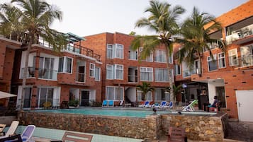 Overnatningsstedets facade