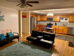 TV, books - 2 bedroom/2 bathroom Basement Apartment (Lawrenceville)