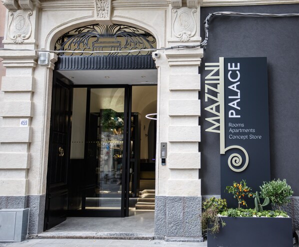 Façade de l’hébergement