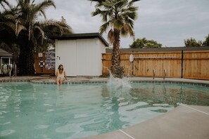 Seasonal outdoor pool