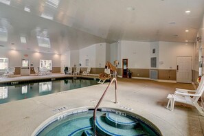 Indoor pool, outdoor pool