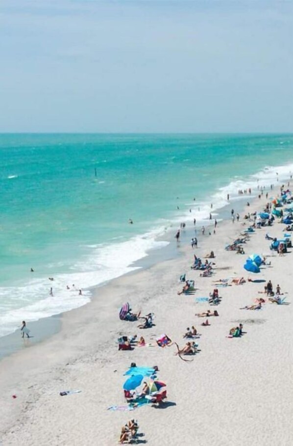 Camastros y toallas de playa 