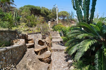 Villa 'Capriccio' with Sea View, Private Terrace and Private Garden