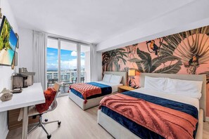 1 bedroom, desk, iron/ironing board, WiFi