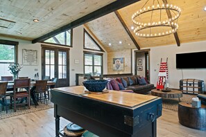 Interior - Gated mountaintop retreat with expansive outdoor living, game tables, & hot tub (Cherry Log)