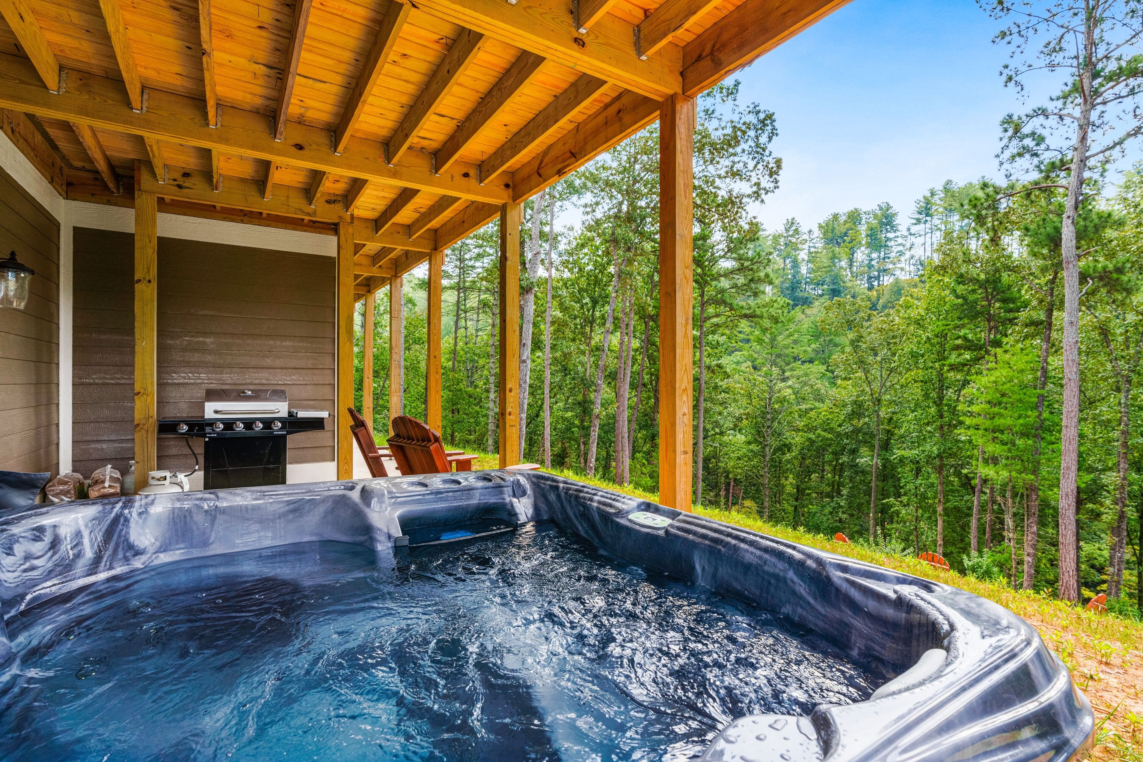 Bain à remous extérieur