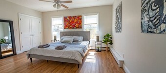 Local Artist Inspired | Walk to WestPoint + King Bed