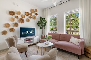 TV - Apple Street Retreat | Peaceful 3 Bedroom (North Charleston)