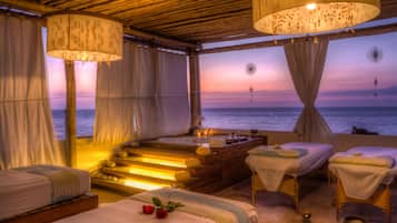 Sauna, hot tub, massages