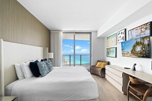 Exclusive Apartment, 2 Bedrooms, City View | Premium bedding, blackout curtains, iron/ironing board - Hollywood Beach Condos (Hollywood)