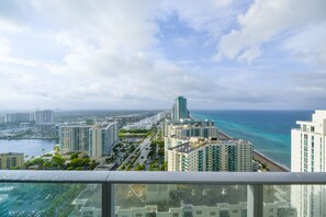 Luxury Condo, 2 Bedrooms, Ocean View | Balcony - Hollywood Beach Condos (Hollywood)