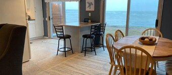 Lakefront Cabin with Sandy Beach, Deck & Firepit!