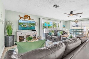 Smart TV, video games, DVD player, books