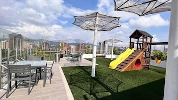 Studio Suite Cao cấp, 1 phòng ngủ, ban công, quang cảnh thành phố | Hiên