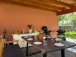 Outdoor dining - Maisonette Wohnung mit Dachterasse (Dresden)