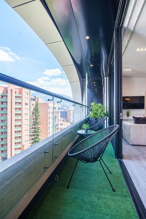 Appartement Panoramique, balcon, vue ville | Vue depuis le balcon