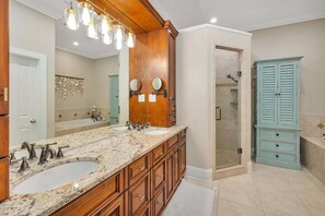 Shower, towels