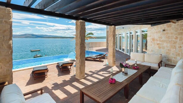 Pool - Luxury at Villa Cama - Your dream vacation Rental! (Posedarje)