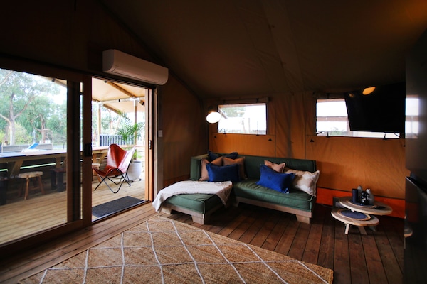 Safari Tent (Sleeps 6) | Cribs/infant beds, bed sheets