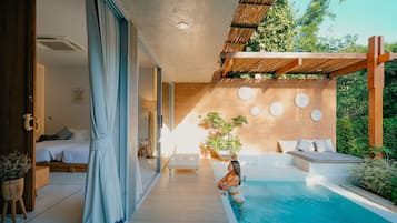 Private Pool Onsen | Schreibtisch, kostenloses WLAN