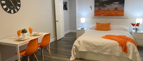 1 間睡房、熨斗/熨衫板、免費 Wi-Fi、床單