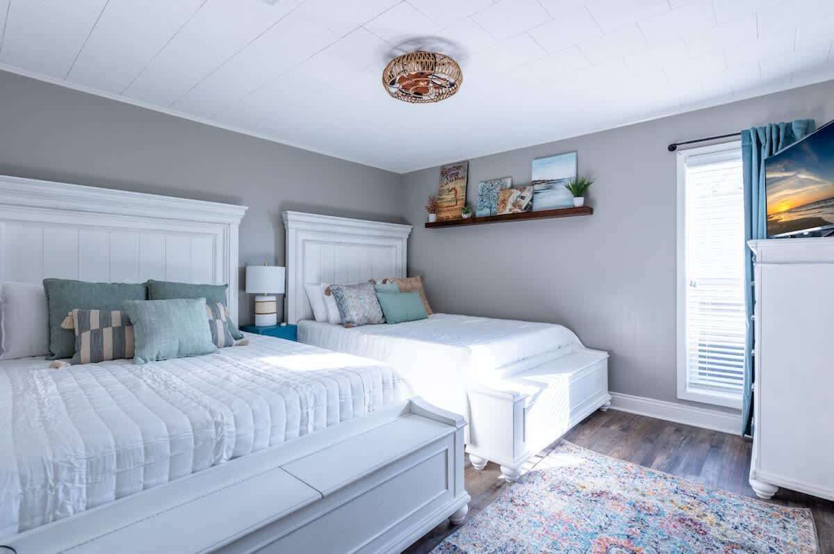 8 bedrooms, iron/ironing board, travel crib, WiFi