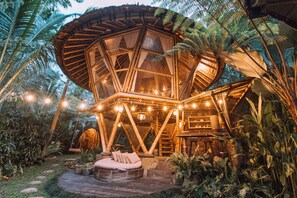 Hideout Beehive | View from room - Hideout Eco Bamboo House Bali (Selat)