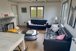 TV connectée, cheminée