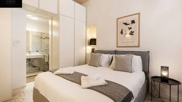 Desk, iron/ironing board, travel cot, free WiFi