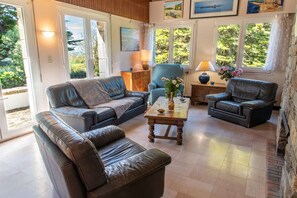 Télévision, lecteur de DVD, livres