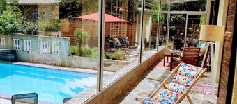 Villa Avec Piscine Extérieure, au Calme, Idéale Pour les Familles