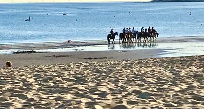 À 10 min à Pied de la Plage, Charmante Maison Avec Jardin Arboré