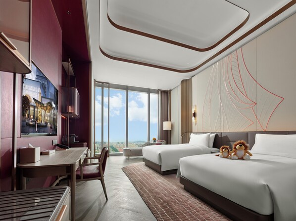 Premium bedding, down comforters, minibar, individually decorated - MGM Qingdao (Qingdao)