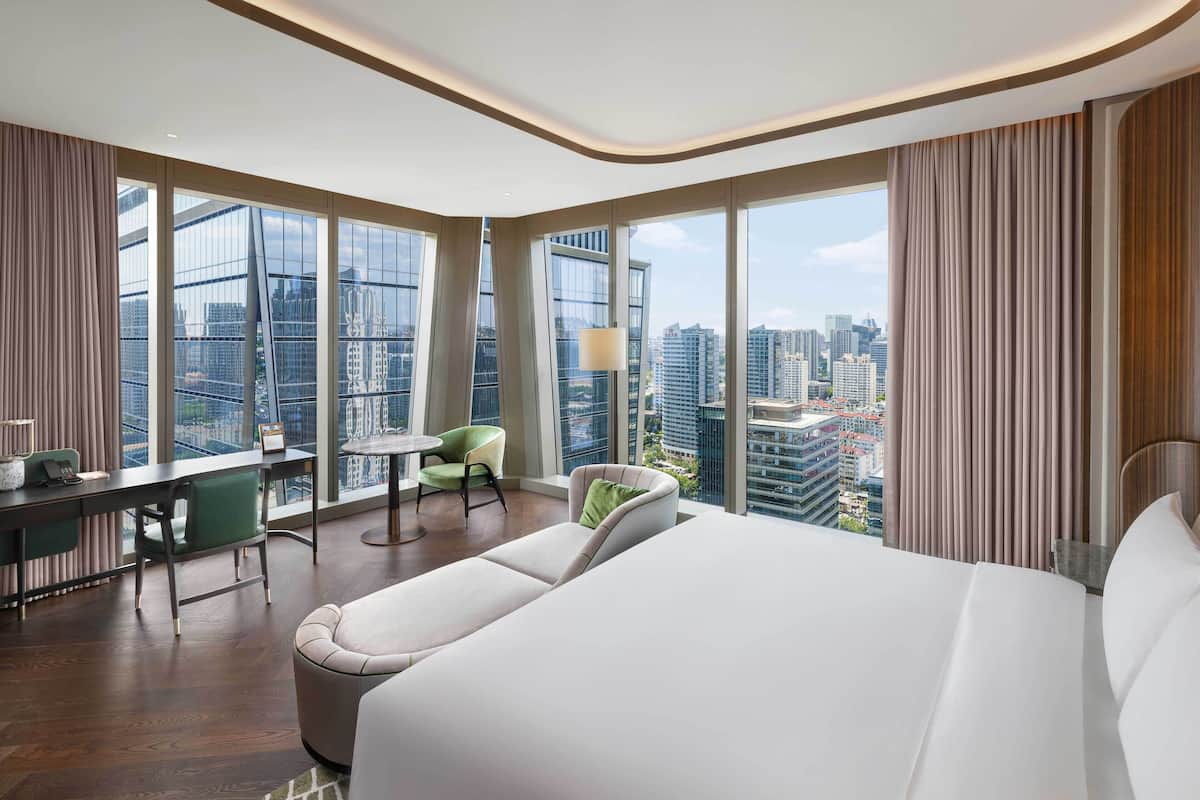 MGM 270-degree Partial Skyline Ocean View King | Premium bedding, down comforters, minibar, individually decorated