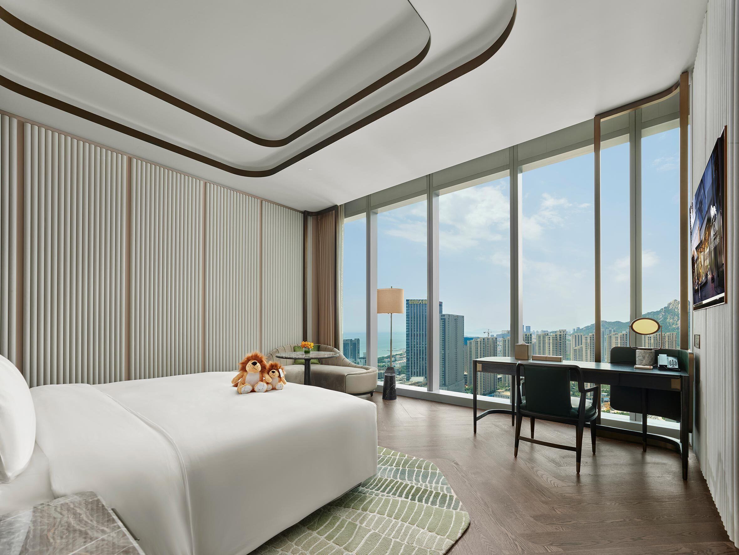 Premium bedding, down duvets, minibar, individually decorated