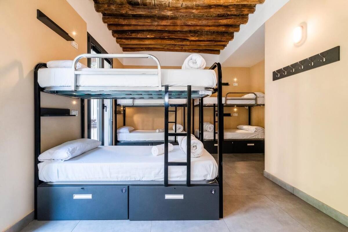 Classic Shared Dormitory | Premium bedding, memory foam beds, soundproofing, rollaway beds (free)