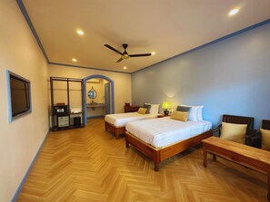 Deluxe Double or Twin Room, Multiple Beds, Patio, Lake View | View from room - Sadakham hotel (Luang Prabang)