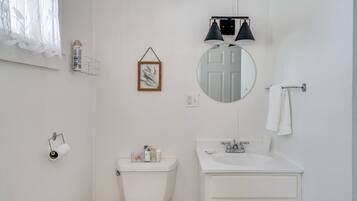 Hair dryer, towels