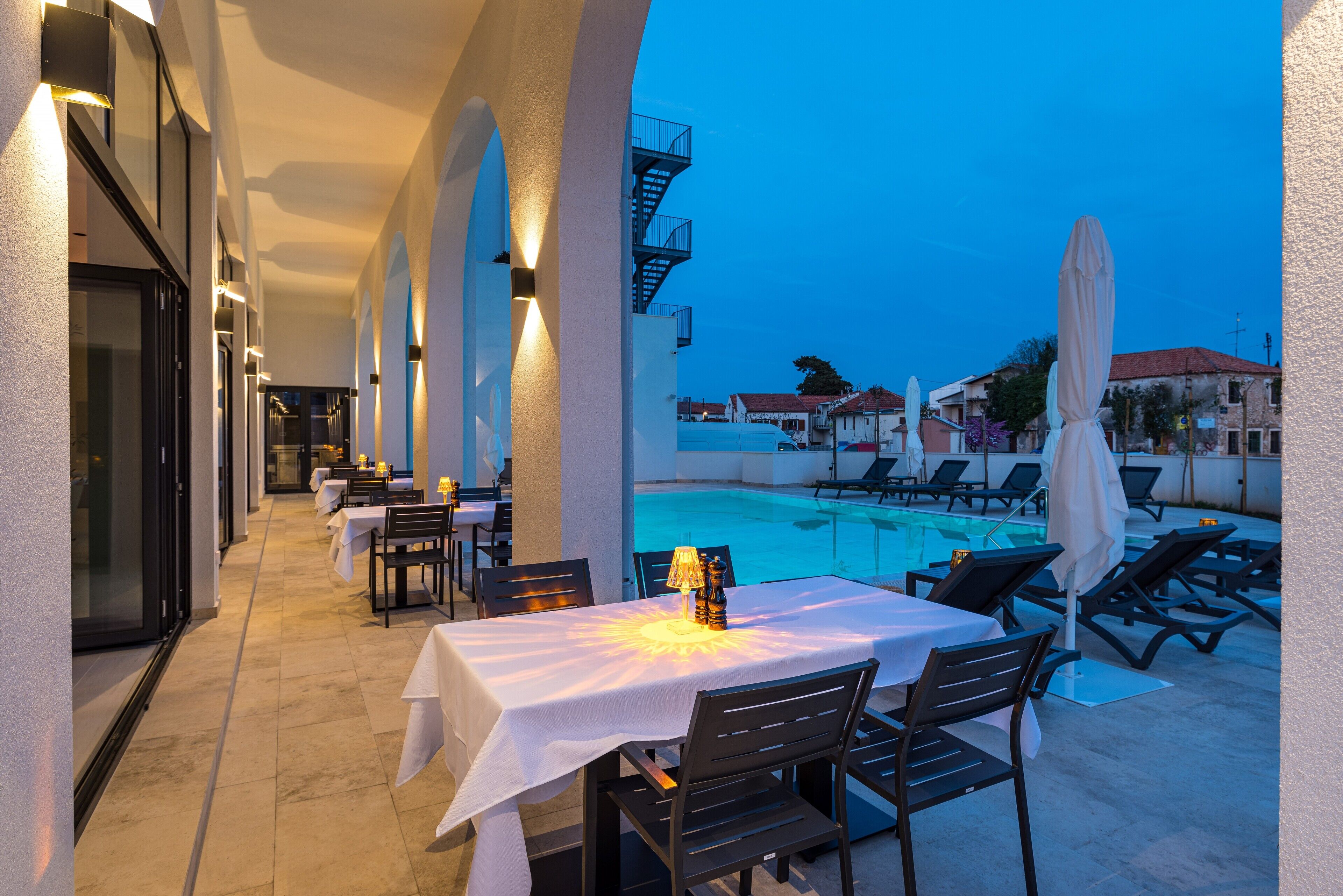 Seasonal outdoor pool