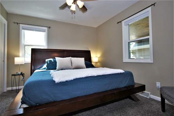 4 bedrooms, iron/ironing board, travel cot, free WiFi