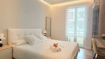 2 dormitorios, escritorio, sistema de insonorización