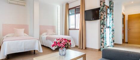 3 dormitorios y ropa de cama