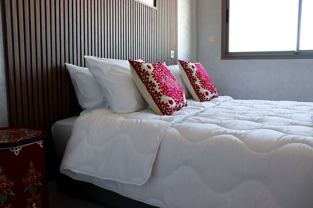 Premium bedding, free WiFi, bed sheets