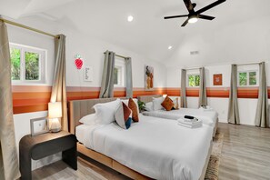 4 chambres, fer et planche Ă repasser, Wi-Fi, draps fournis