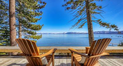 Sapphire Shores - Beautiful Lakefront, 3BR + 1BR Guest Unit, Wood Fireplace, Near Skiing!
