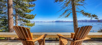 Sapphire Shores - Beautiful Lakefront, 3BR + 1BR Guest Unit, Wood Fireplace, Near Skiing!